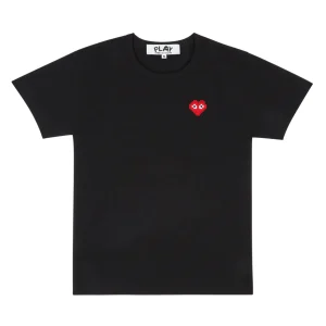 PLAY BASIC INVADERS T-SHIRT RED EMBLEM (BLACK)