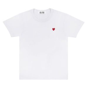 PLAY BASIC SMALL EMBLEM T-SHIRT (WHITE)