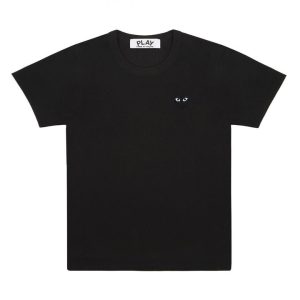 PLAY BASIC T-SHIRT BLACK EMBLEM (BLACK)