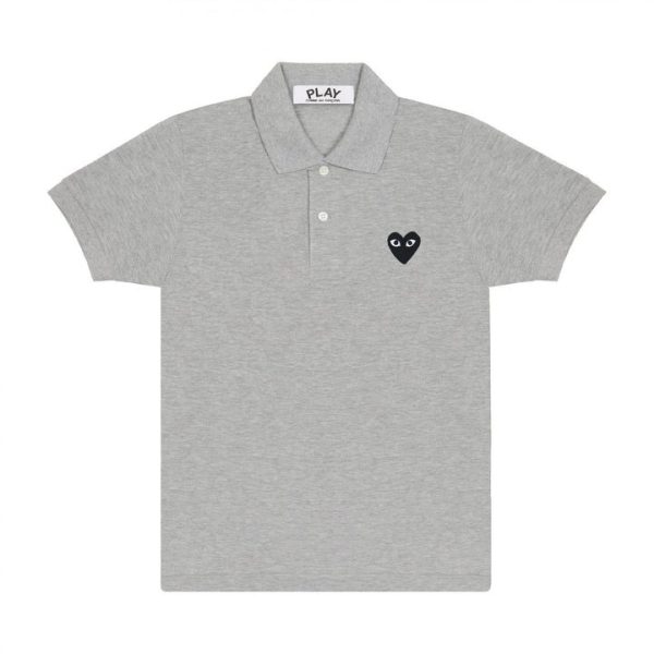 PLAY POLO BLACK EMBLEM (GREY)